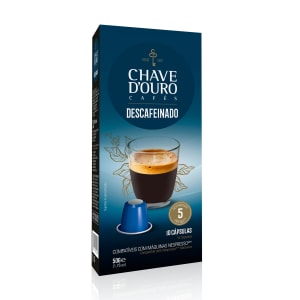 Imagem do produto Descafeinado Cápsulas Intensidade 5 Nespresso Chave D'Ouro