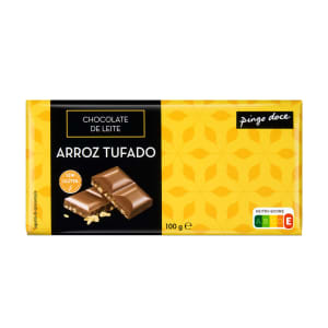 Imagem do produto Tablete de Chocolate Leite com Cereais Inteiras Pingo Doce