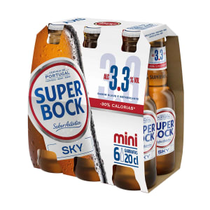 Cerveja com Álcool Mini Sky Super Bock - Pack 6 product image