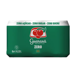 Imagem do produto Refrigerante com Gás Zero Antárctica Guaraná - Pack 6