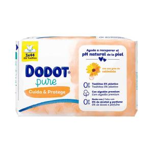 Imagem do produto Toalhitas Cuida e Protege Calêndula Pure Dodot - 132 un