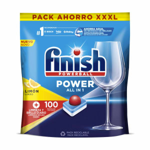 Detergente Máquina Loiça Power Limão All in One Finish product image