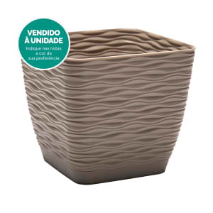 Imagem do produto Vaso Quadrado Wind 17cm Plastic Forte