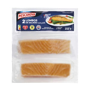 Imagem do produto Lombos de Salmão com Pele Pescanova