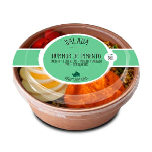 Imagem do produto Salada Bowl de Hummus de Pimento