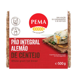 Imagem do produto Pão Alemão Integral de Centeio Pema
