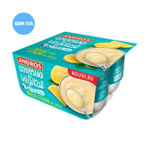 Sobremesa de Leite de Coco Limão Andros & Vegetal - Pack 4 product image